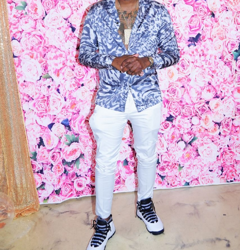 Men Zebra print shirt size small made by  Asos Design